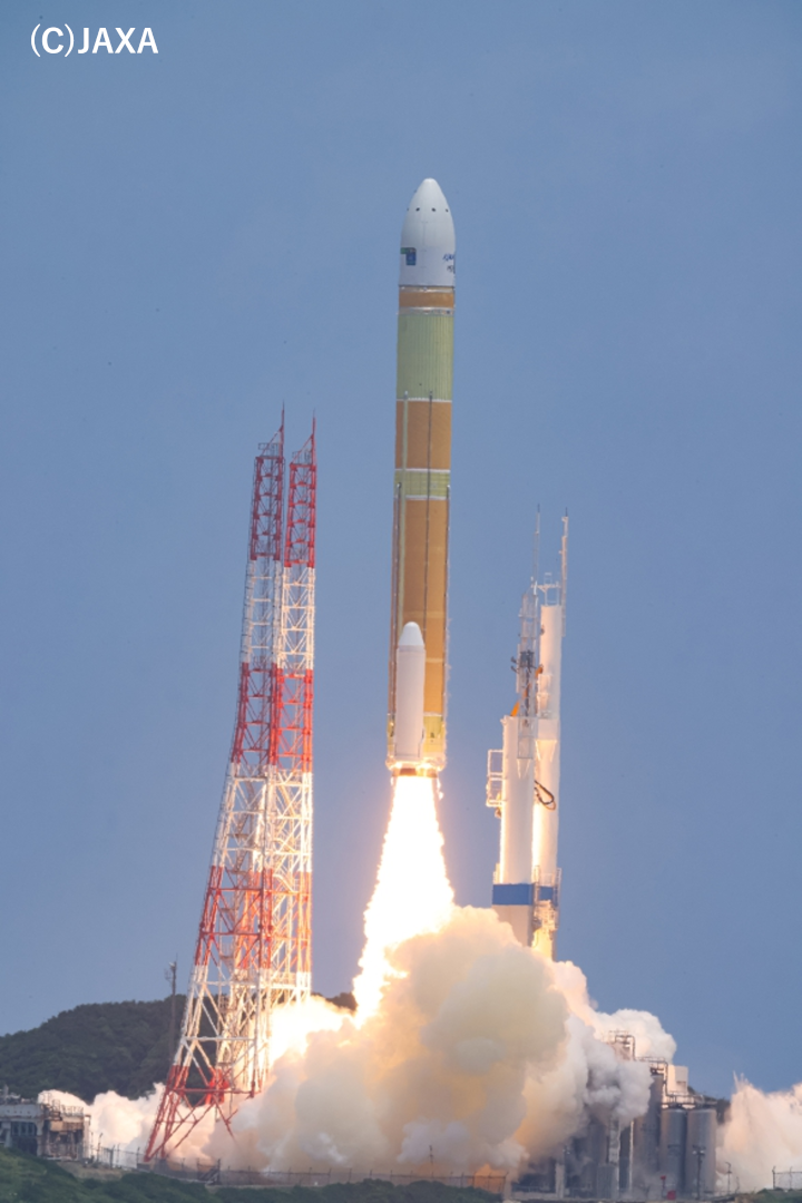 H3ロケット打ち上げの瞬間