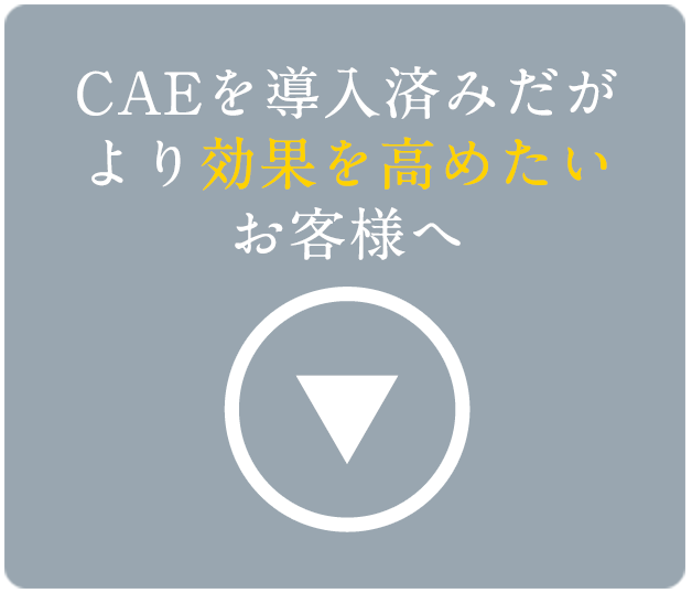 CAEを導入済みだがより効果を高めたいお客様へ