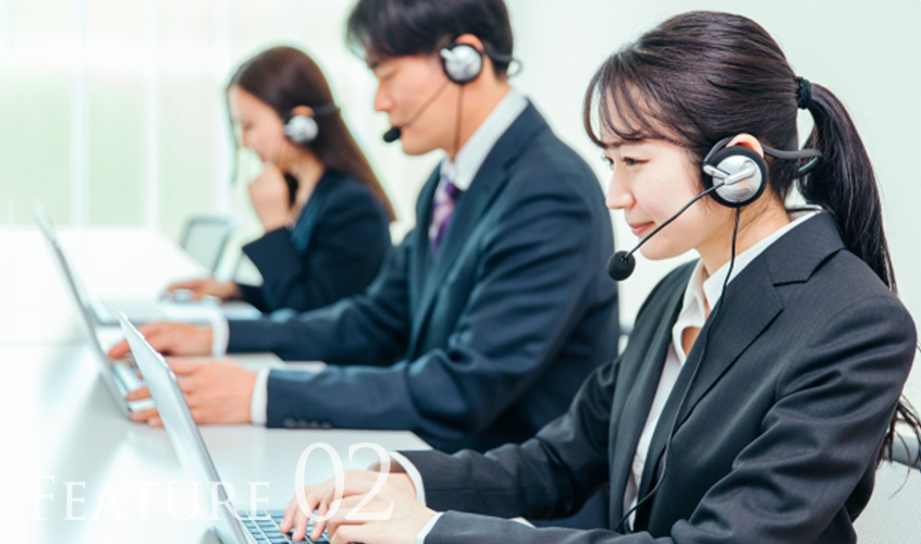充実のサービスメニュー