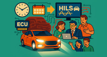 HILS技術を用いた自動車ライト制御ソフトウェア試験の自動化